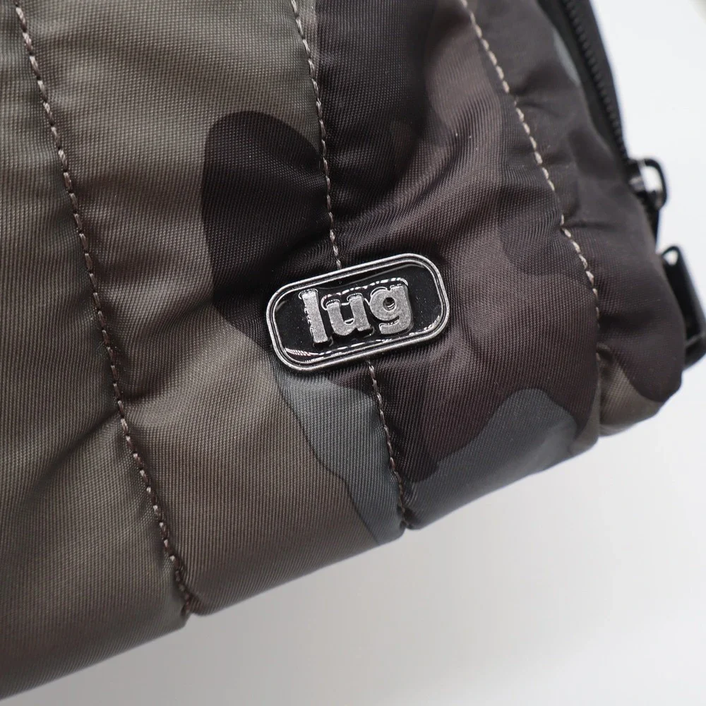 Lug Duffel Bag Unisex OS Boxer Camo Quilted Ventilated Shoe Pocket Excellent